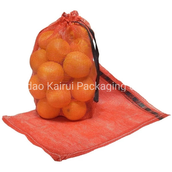 30kg 50kg Red Mesh Bag Woven Polypropylene PP Leno Onion Mesh Bag