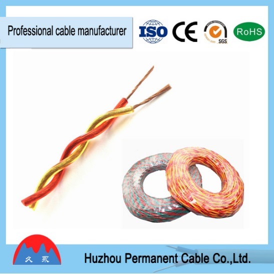 450/750V Copper Double Wrings Electrical Wire Twisted Cable Wiring