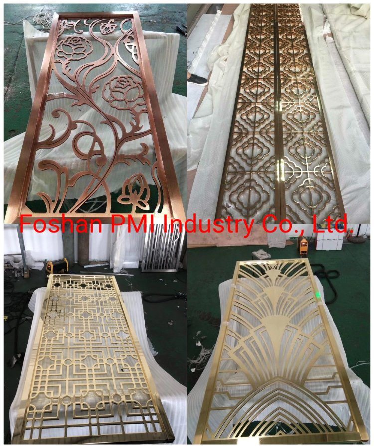 Decorative Screen Stainless Steel Screen/ Brass Screen for Home/Hotel/Office Partition Screen