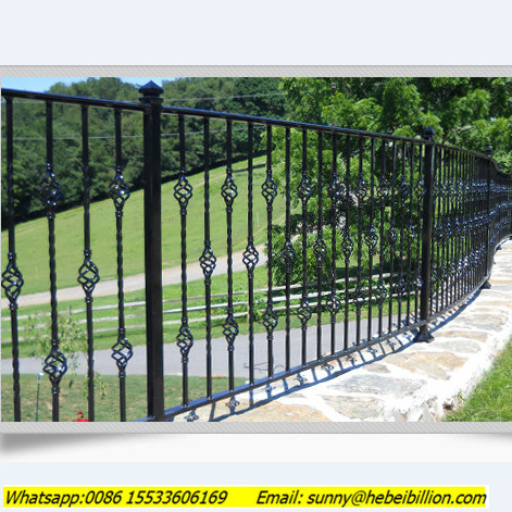 Wrought Iron Balcony Fence/Iron Balcony Railing /Balcony Grill Security Window Wrought Iron Fence Railing