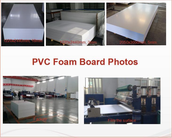 White and Colors PP Foam Celluca Board PVC Foam Sheet