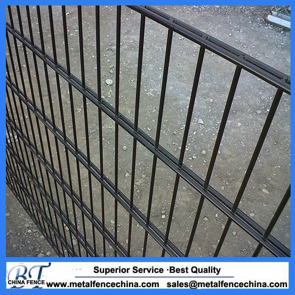 8/6/8mm 6/5/6mm Double Wire Fence Powder Coated Twin Wire Metal Fence