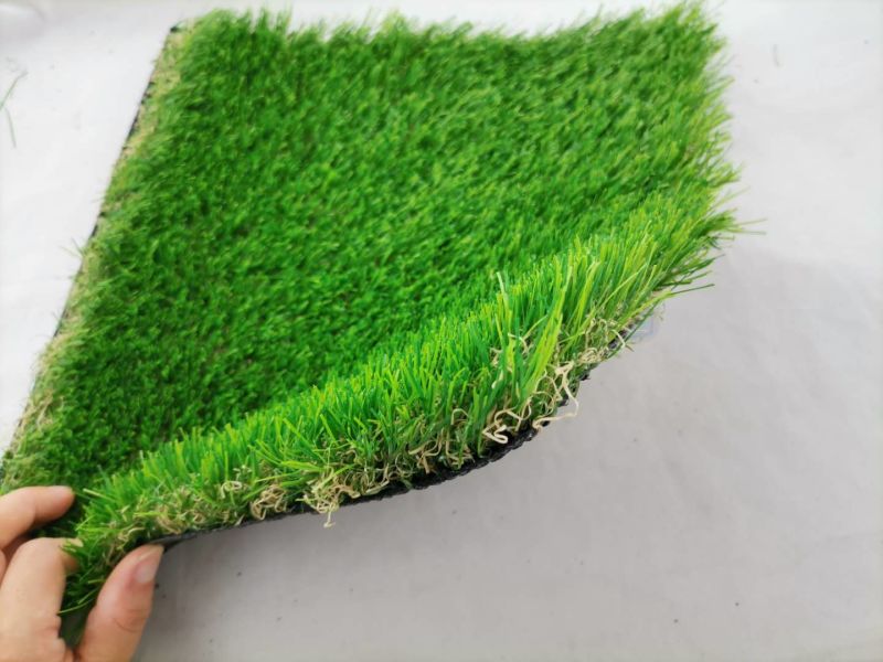 Flat Shape 4 Tones 40mm 18 Stitches Pet/Astro/Artificial/Synthetic/Landscape Turf for Home Decoration