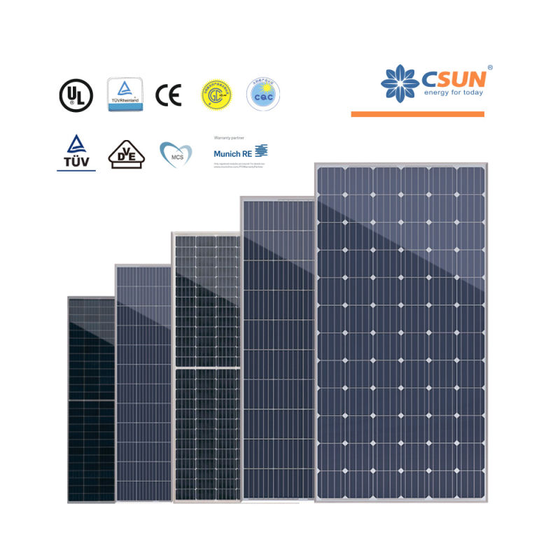 China Mono Solar Panel 300W 320W 330W Black Solar Panels 330W Full Black Frame Paneles Solares