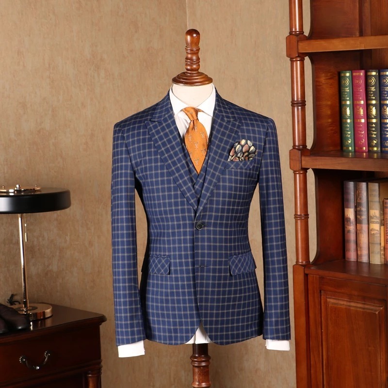 Single Breasted Fashion Apparel Clothing Men Clothing Suit