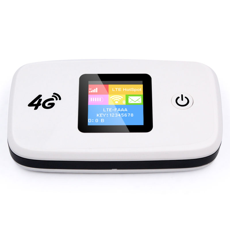 OEM &ODM 4G LTE Pocket Hotspot Mifi Wireless Network Router with SIM Card Slot and Build-in Battery WiFi Router