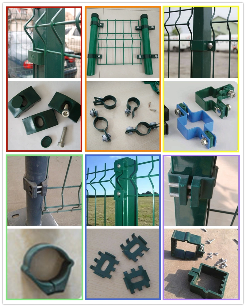 3D Curved Bending Galvanized PVC Powder Coated Welded Boundary Wall Wire Mesh Panel Security Fence Garden Fence