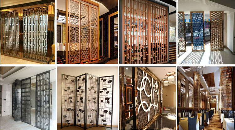 Custom Metal Work Stainless Steel Screen, Decorative Screen Partitiion