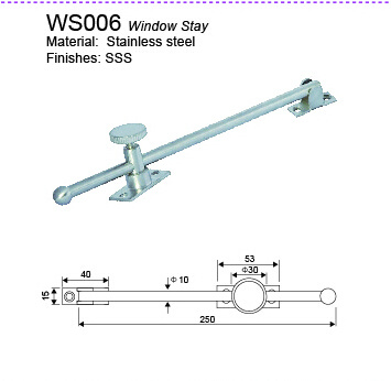 Stainless Steel Window Friction Stay