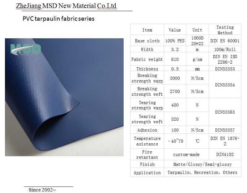 PVC Coated Tarpaulin Fabric Coated Covers Fabric