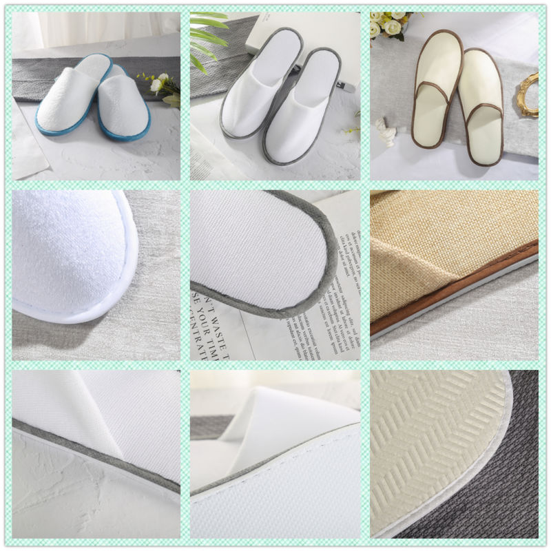 Washable Hotel Room Slippers Terry Cloth Slippers