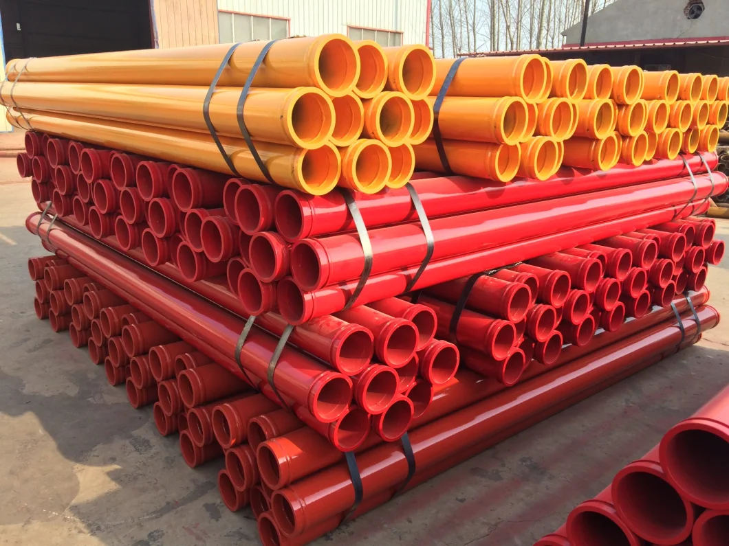 Schwing Concrete Pump Parts DN125 Concrete Double Wall Carbon Steel Pipe 34mm Seamless Steel Pipe Tube