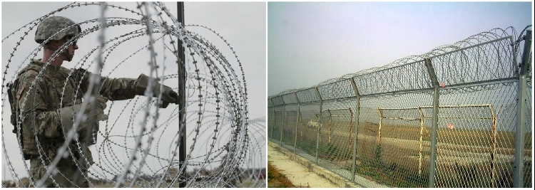 Anti Climb Iron Fence Concertina Razor Barbed Wire