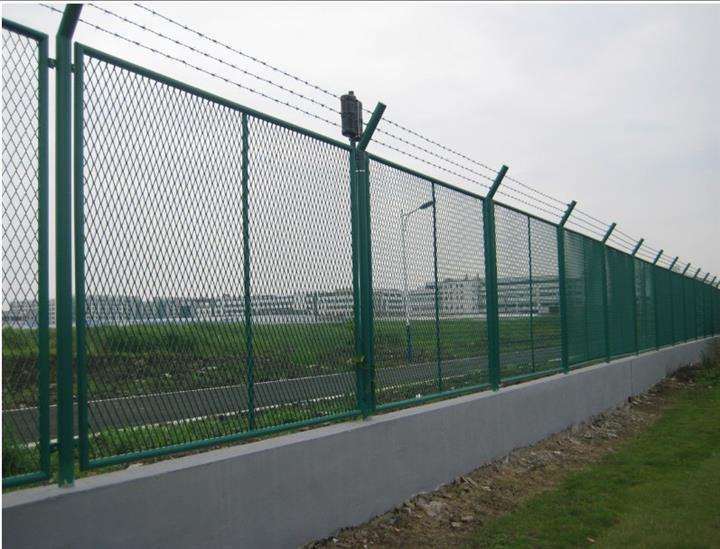 Construction Expanded Metal Mesh Fencing