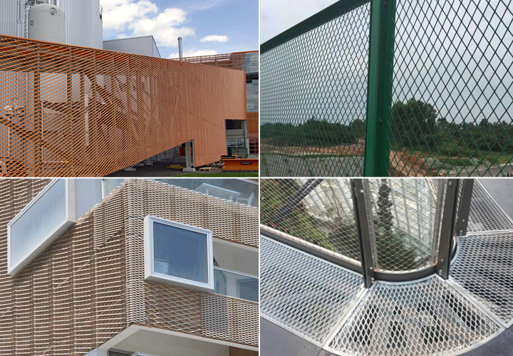 Powder Coated Expanded Metal Mesh Perforated Wire Mesh