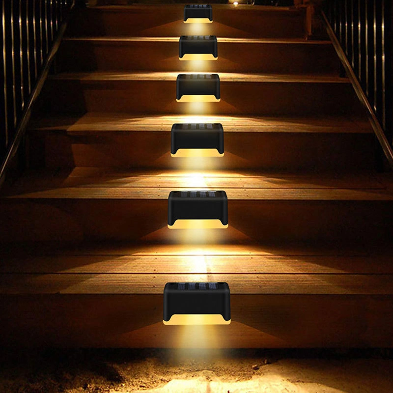 Solar Fence Lamp Yellow White Muticolour Lighting Source Solar Yard/Fence/Stair/Passway Decoration Light
