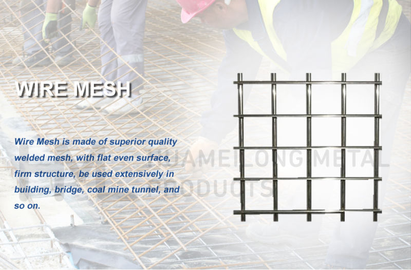 6X6 Galvanized Steel Welded Construction Durable Footing Reinforcement Mesh