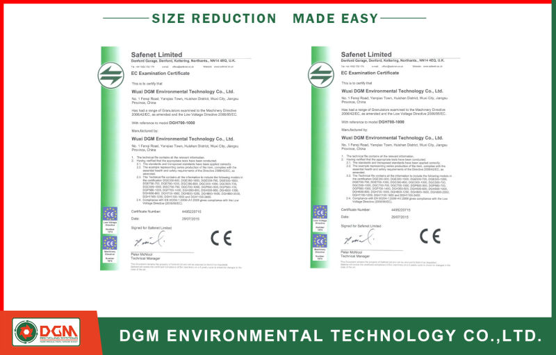 Elite Plastic Shredder for Plastic/Paper/Wood/Biomass Shredding Dga550