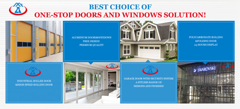 Fashion Tempered Glass Sliding Window for Villa/House/Building