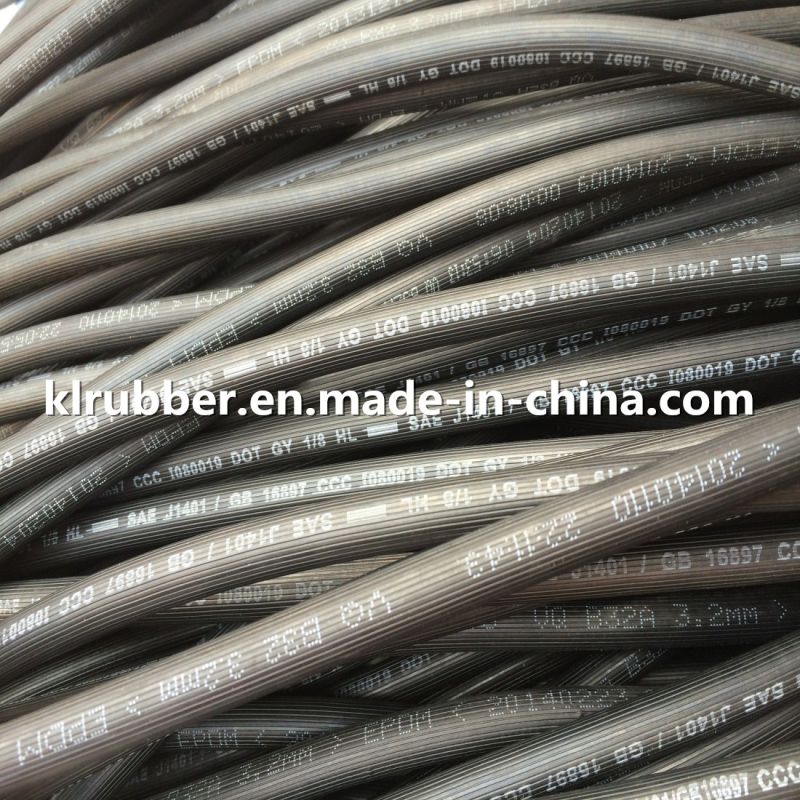 SAE J1402 Braided Flexible Truck Air Brake Hose with Fitting