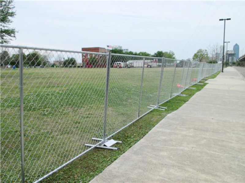 Temporary Fence Stand Canada Standrad Size Temporary Steel Construction Fence