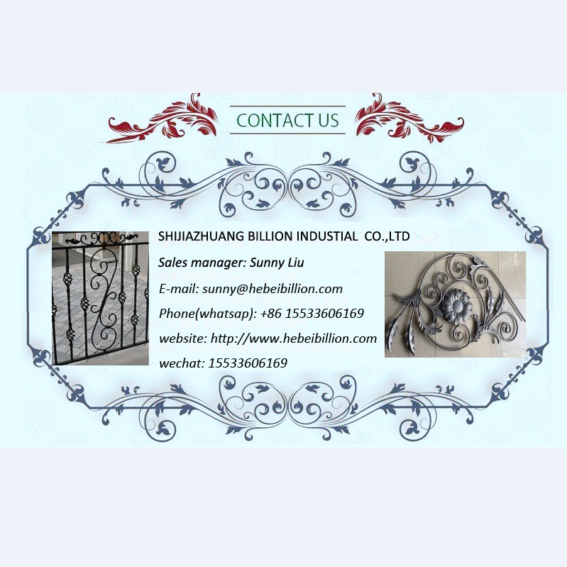 Wrought Iron Balcony Fence/Iron Balcony Railing /Balcony Grill Security Window Wrought Iron Fence Railing