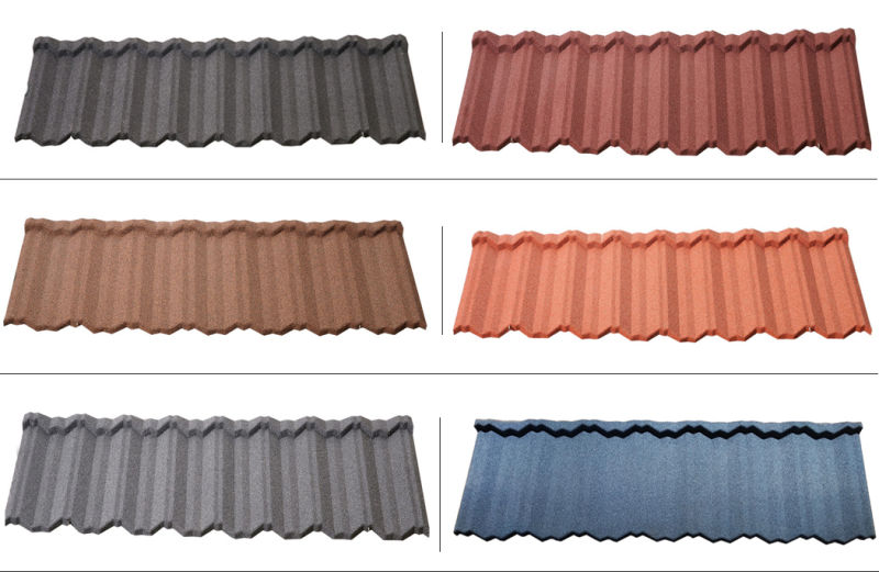 Classical Type Roof Tile Stone Coated Metal Roof Tile