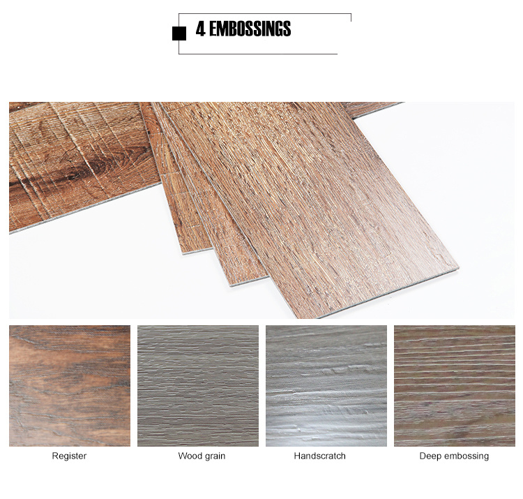 PVC Waterproof Wear Resistant PVC Vinyl Plank Vinyl Floor Tile