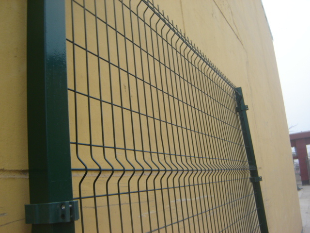 Metal Security Fencing 3D Curved Fence Industrial Fence Site Fencing
