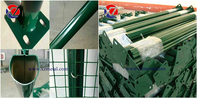 50*100mm Green PVC Coated Dutch Wire Mesh Fence