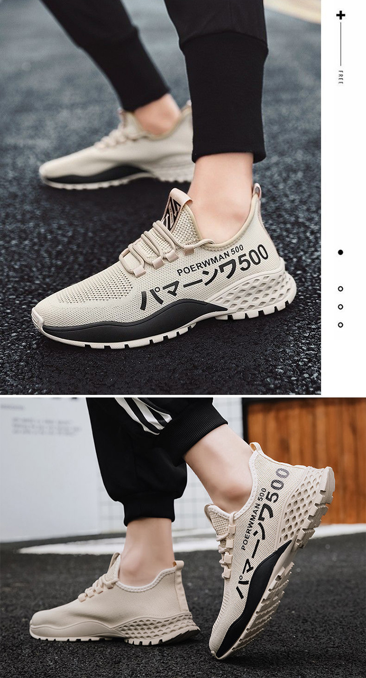 2020 Excellent Europe Style Fly Knitted Mesh Sports Shoes for Men