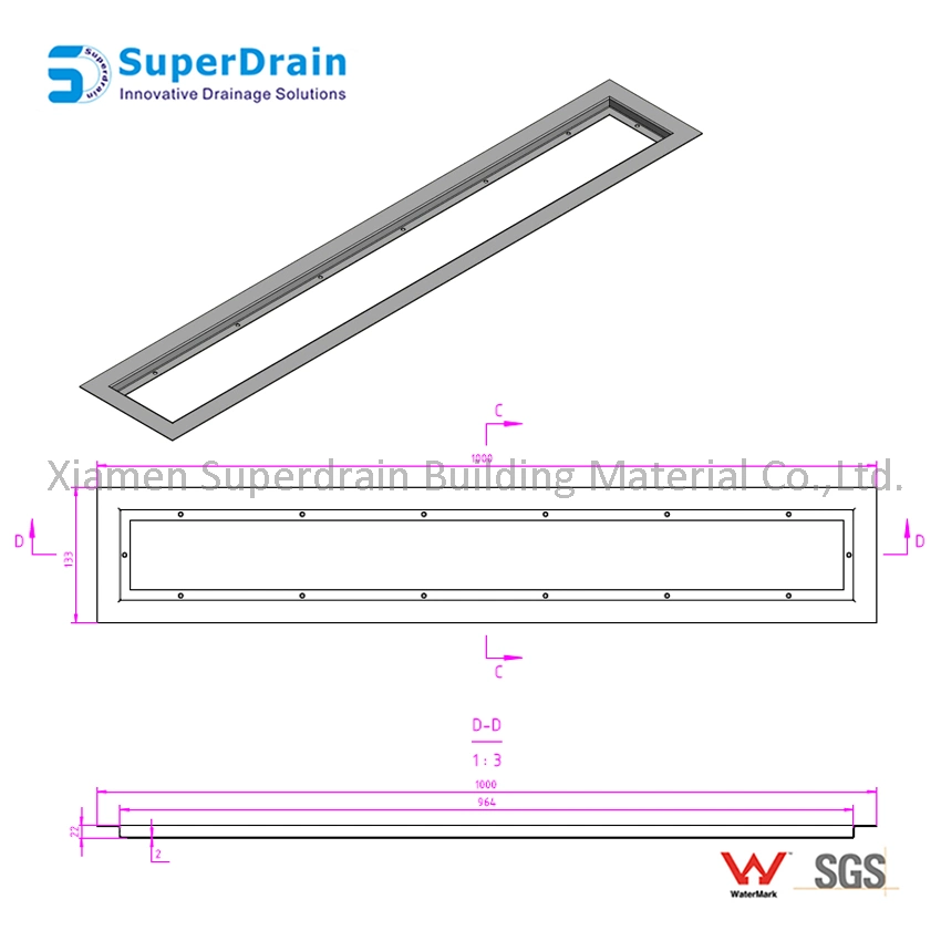 Metal Building Material Stainelss Steel 304/316 Galvanized Trench Grating, Vehicular Grating, Drain Grate Cover