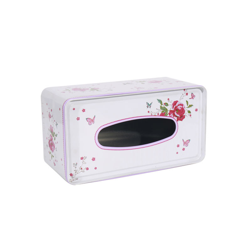 Empty Metal Tissue Tin Box for Paper Towel