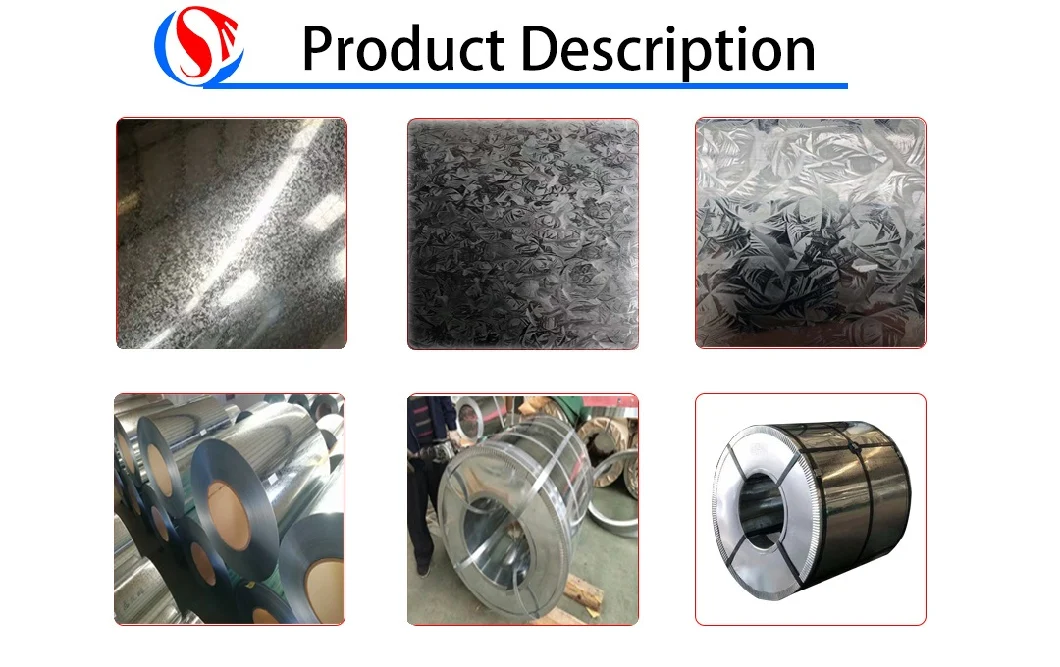 Galvanized Steel Coil Manufacturer Export Different Thickness Galvanized Steel Coil /Hot Dipped Galvanized Steel Sheet Coil