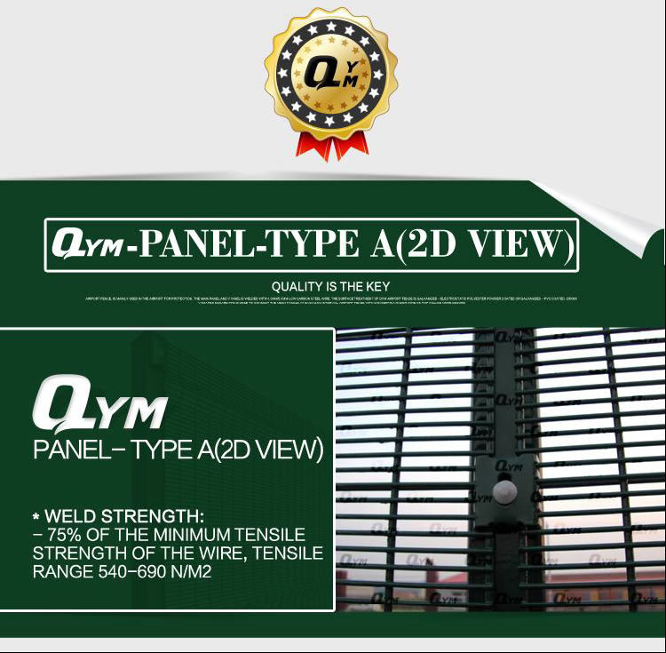 PVC-Coated 358 High Security Fence / Safety Fence