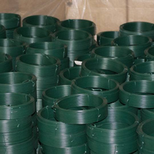 Green Color PVC Coated Wire/PVC Coated Iron Wire