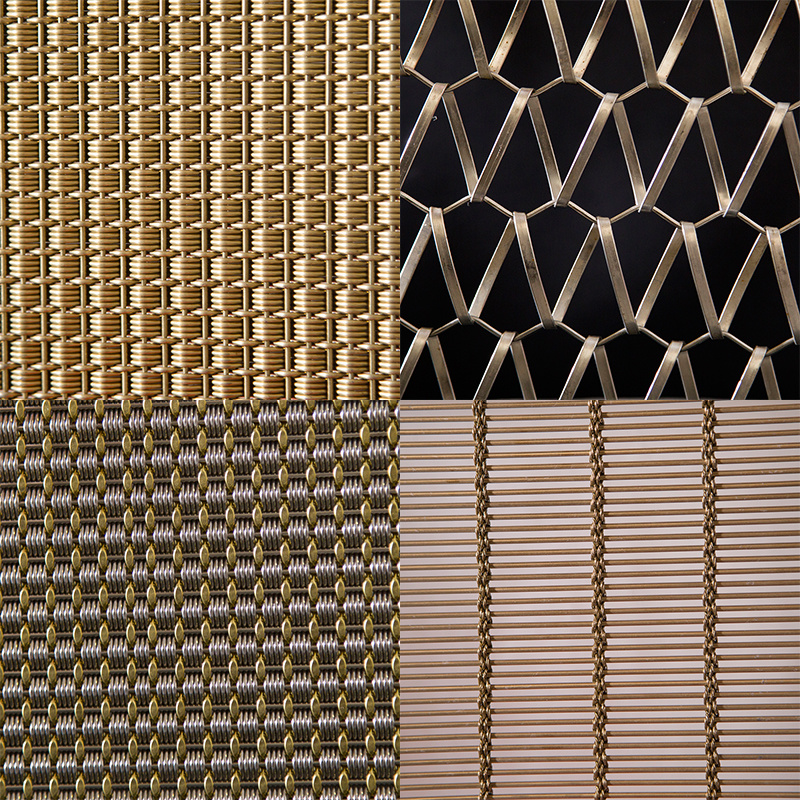 Stainless Steel Wire Mesh Bronze Metal Screen Mesh for Decorative