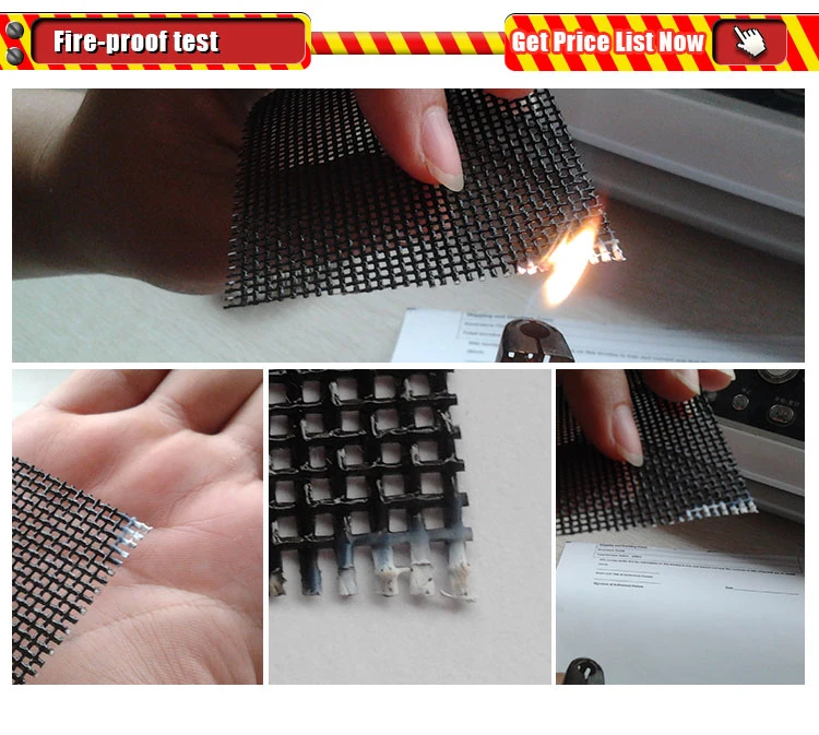 PVC Coated Fiber Glass Insect Mosquito Window Screen