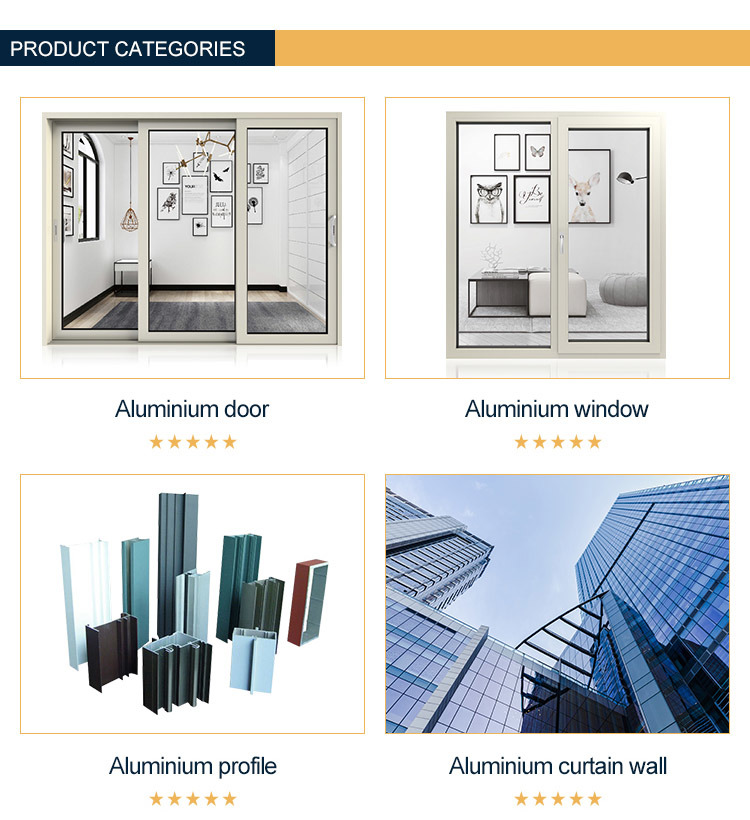 Customized Square Aluminium Profile for Doors and Windows Frame