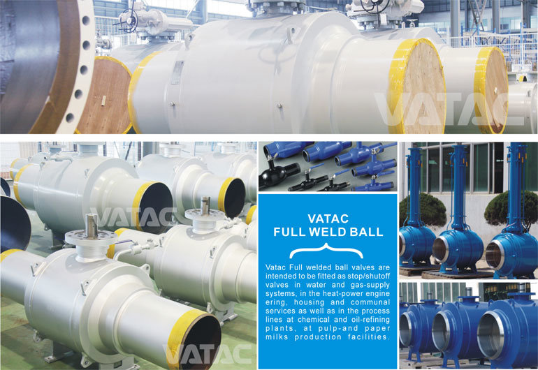 Gear Opearated Forged Steel Butt Welded Full Welded Ball Valve