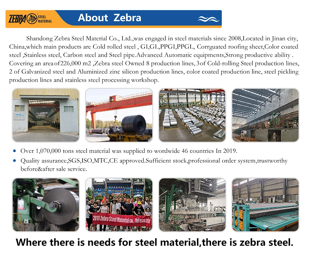 Z60/Z180 Galvanized Steel/Galvanized Sheet/Galvanized Steel Sheet Quality Zinc Coating Sheet Galvanized Steel