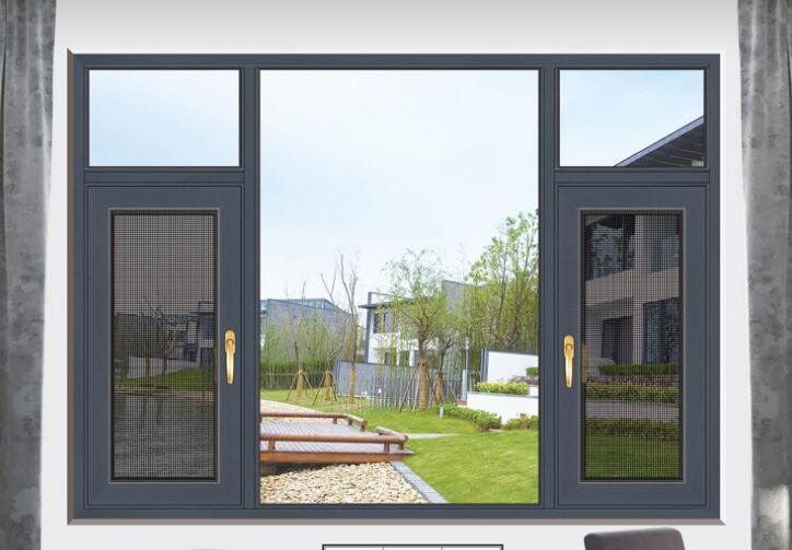 Best Metal Glass Casement Window with Aluminum Frame with Fly Screen