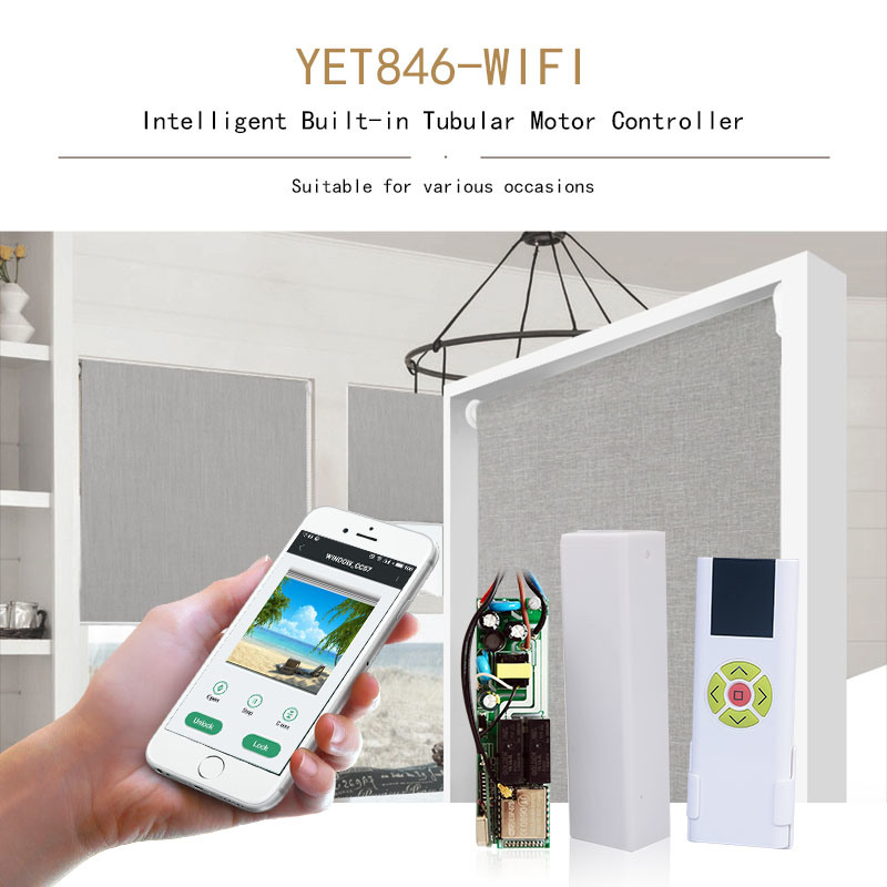 WiFi Smart Curtain Switch Control Electric Motorized Curtain Blind Roller Shutter