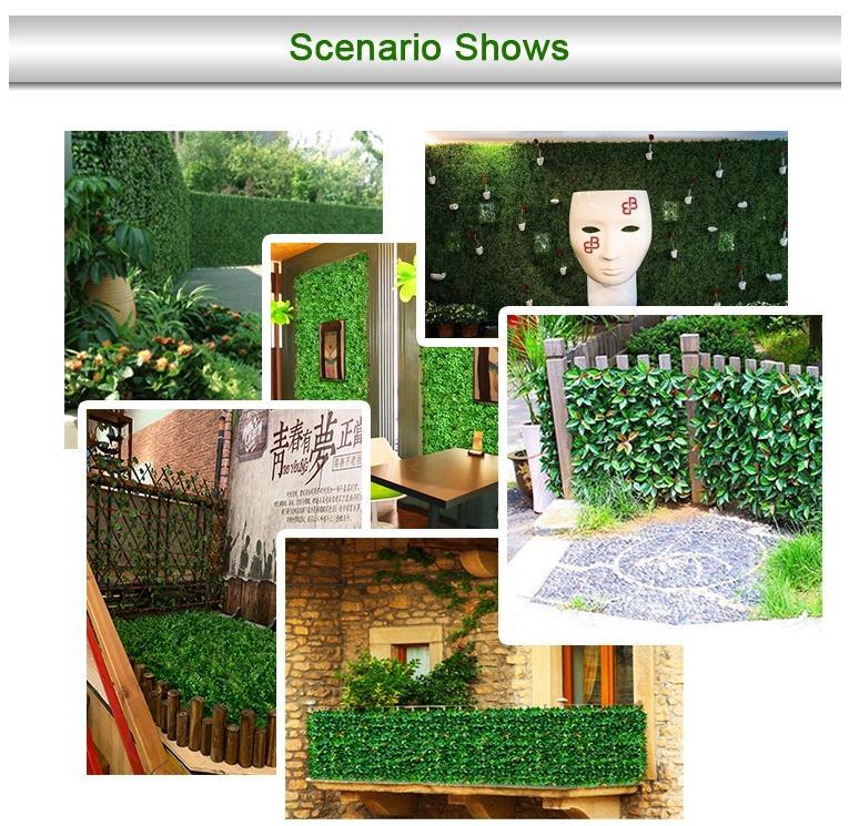 Artificial Leaf Fence Foldable Fence with Leaves