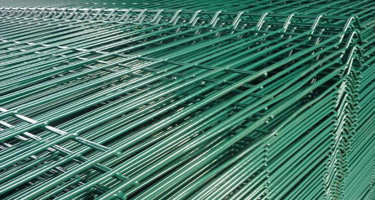 3D Galvanized PVC Coated Welded Wire Mesh Fence Garden Fence