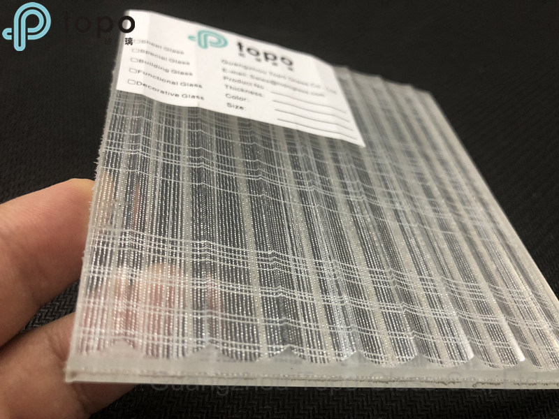 Safety Glass with Wire Mesh Inside for Window (PLW-TP)