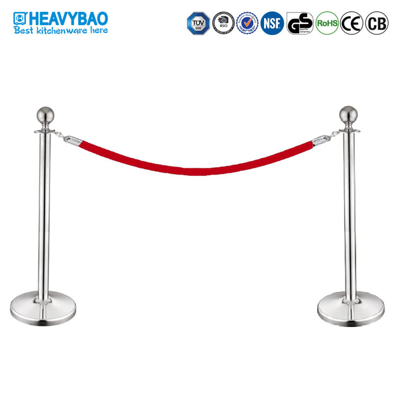Heavybao Stainless Steel Display Exhibition Barrier Rope Post