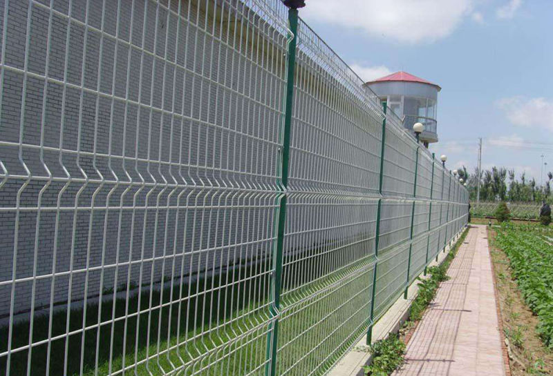 Factory Triangular Bending Guardrail Triangular Wire Mesh Fence