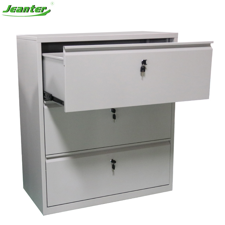 3 Drawer File Storage Office Filing Cabinet