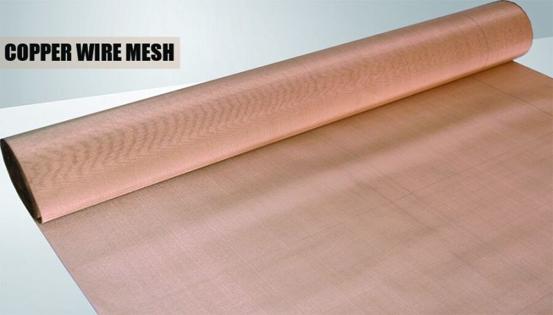 1.2 1.1 1.3 Wire Dia Block out Millimeter Wave Radiation Emf RF Shielding Material Micro Copper Wire Mesh